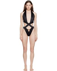 Versace - Medusa Lace-Up One-Piece Swimsuit - Lyst