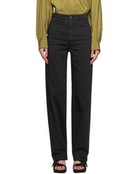 Lemaire - Green Straight-leg Trousers - Lyst