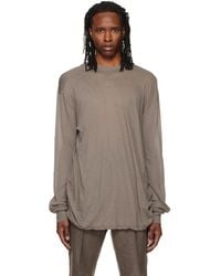 Rick Owens - Tower Rick S Jumbo L/S T-Shirt - Lyst