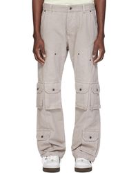 Off-White c/o Virgil Abloh - Garment-Dyed Multi-Pocket Relaxed Cargo Pants - Lyst