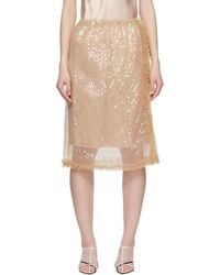 Renaissance Renaissance - Tati Sequin Midi Skirt - Lyst