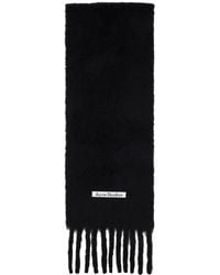 Acne Studios - Mohair Logo Scarf - Lyst