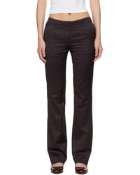 Our Legacy - Burgundy Poise Trousers - Lyst