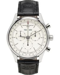 Frederique Constant - Classics Quartz Chronograph Triple Calendar Watch - Lyst