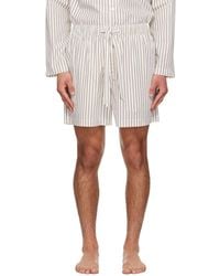 Tekla - Poplin Pyjama Shorts - Lyst