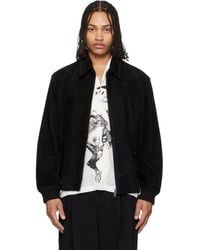 HUGO - Extra-Slim-Fit Soft Suede Jacket - Lyst