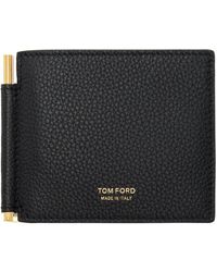 Tom Ford - Soft Grain Leather Money Clip Wallet - Lyst