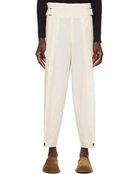 132 5. Issey Miyake - Off- Two-pocket Trousers - Lyst