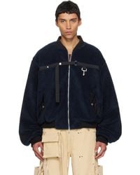 Reese Cooper - Sherpa Fleece Bomber Jacket - Lyst
