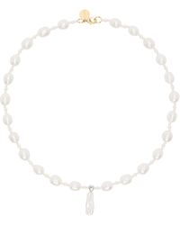 Simone Rocha☆フローラルクリスタル ネックレス♪【送料込】 Simone Rocha パール＆クリスタル フローラル ネックレス
