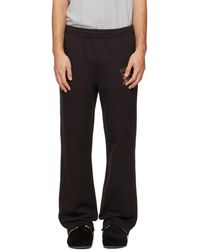 Burberry - Embroidered-Logo Sweatpants - Lyst