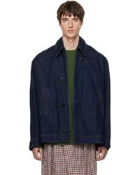 Dries Van Noten - Buttoned Denim Jacket - Lyst