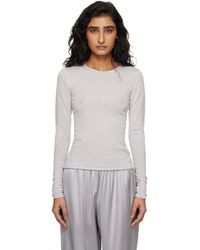 Skims - Featherweight Cashmere Long Sleeve Top - Lyst