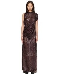 Edward Cuming - Droopy Drape Gown Maxi Dress - Lyst