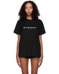 Givenchy Reverse Logo T-shirt - Black
