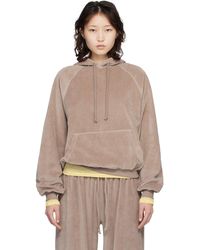 Baserange - Taupe Rim Raglan Hoodie - Lyst