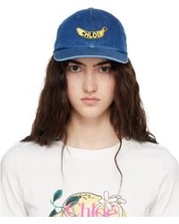 Chloé - 'The Chill' Denim Cap - Lyst