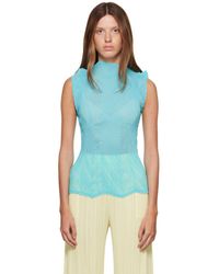 Issey Miyake - Zigzag Pleats Top - Lyst