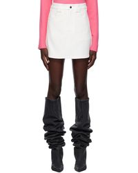 Fax Copy Express - Ssense Exclusive Pegged Miniskirt - Lyst