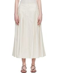 Studio Nicholson - Off- Agat Maxi Skirt - Lyst