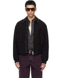 Tonywack - Garment Washed Western Bomber Jacket - Lyst