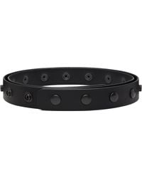 Rick Owens Porterville Snap Belt in Black for Men | Lyst