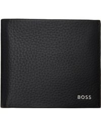BOSS - Grained Leather Wallet - Lyst