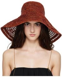 Chloé - 'the Raffia Capeline' Beach Hat - Lyst