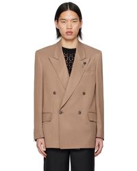 Lardini - ブラウン Miami テーラードジャケット - Lyst