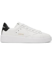 Golden Goose - White & Black Purestar Bio-based Sneakers - Lyst
