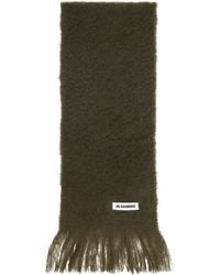 Jil Sander - Plain Mohair Wool Scarf - Lyst
