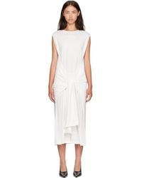 TOTEME - Tie-Waist Jersey Midi Dress - Lyst