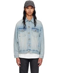 we11done - Washed Denim Jacket - Lyst