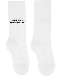 Isabel Marant - White Dawi Socks - Lyst