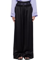 Alexander Wang - Black Layered Boxer Trousers - Lyst