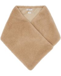 Max Mara - Alpaca & Cashmere Teddy Stole Scarf - Lyst