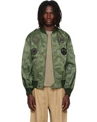 Needles - Khaki L2-B Bomber Jacket - Lyst