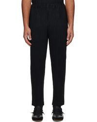 Homme Plissé Issey Miyake - Basics Trousers - Lyst