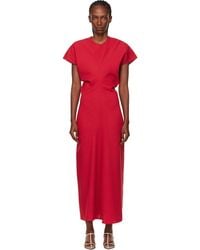TOTEME - Slouch Waist Wool Maxi Dress - Lyst