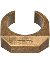 Rick Owens - Bronze Performa Cuff Bracelet - Lyst