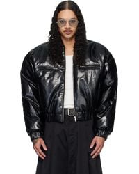Lu'u Dan - Riot Faux-Leather Bomber Jacket - Lyst