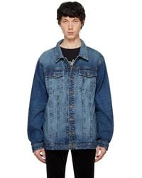 Cout de la Liberte - Johnny Wired Crispy Oversized Denim Jacket - Lyst