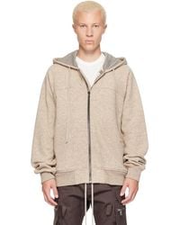 Rick Owens - Tower Wool Windbreaker Hoodie - Lyst