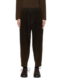 Uma Wang - Pantalon pigiama brun - Lyst