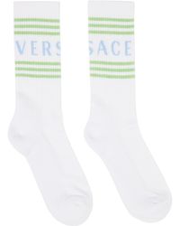 Versace - 90S Vintage Logo Socks - Lyst