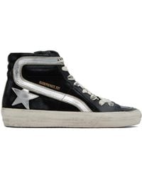 Golden Goose - Ssense Exclusive Black Slide Sneakers - Lyst