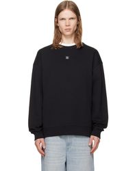 HUGO - Stacked-Logo Badge Cotton-Blend Sweatshirt - Lyst