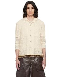 ANDERSSON BELL - Off- Flower Shirt - Lyst