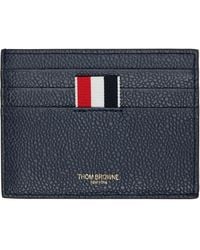 Thom Browne - Pebble Grain Note Compartment Card Holder - Lyst