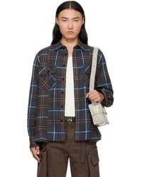 Sacai - Plaid Flannel Shirt - Lyst